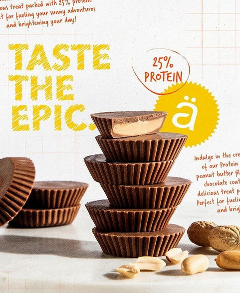 PROTEIN CUPS | BOMBONES CON EL RELLENO DE CREMA DE CACAHUETE- NANO Supps 20unidX42g