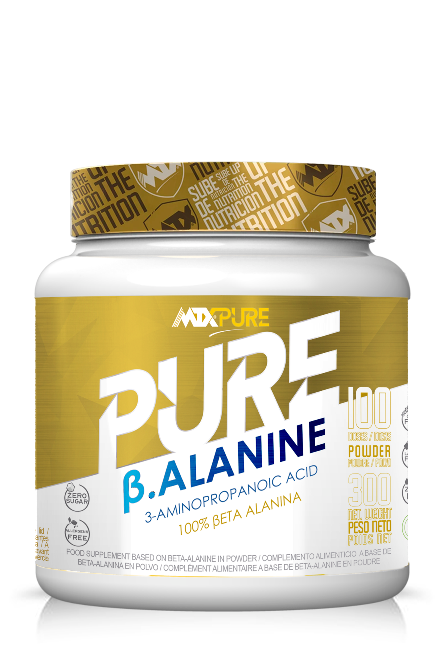 PURE BETA-ALANINE OFERTA 7+1 | Beta-Alanina (ácido 3-aminopropanoico) | 300g