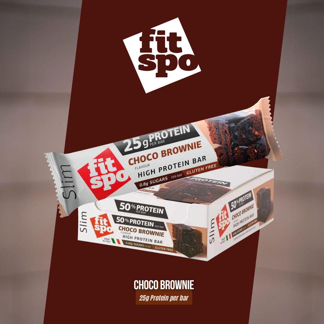 FitSpo Slim Barrita Proteica 55g (LowCARB) (PVPR: 2,49€/unidad - 29,88€/caja de 12)