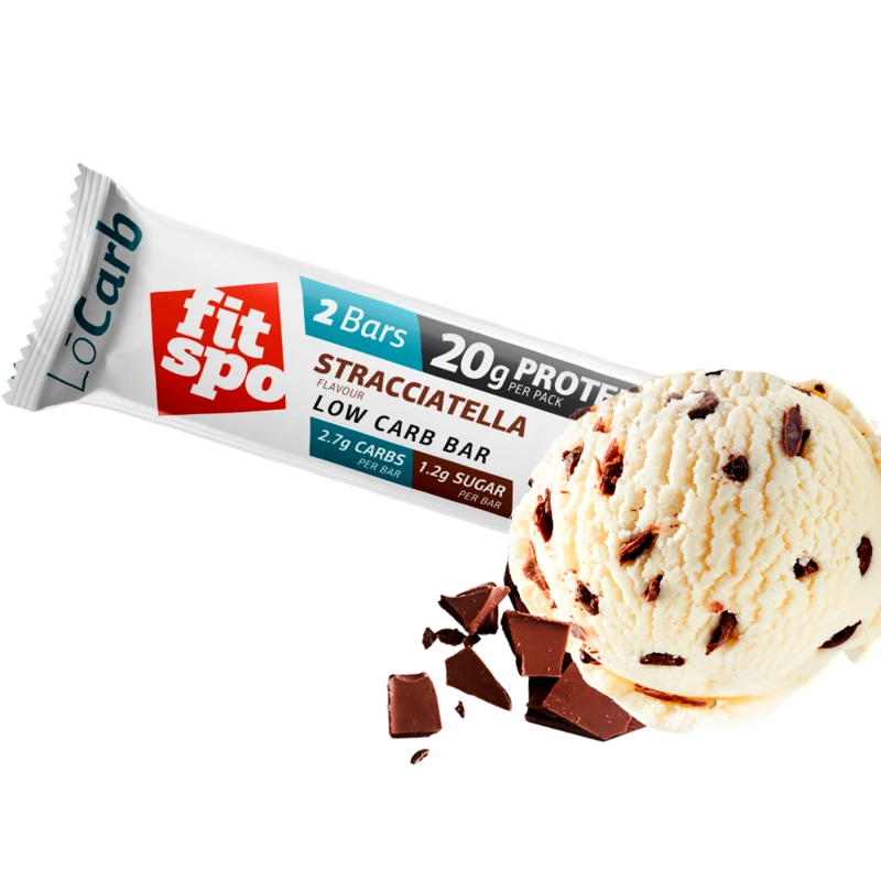 FitSpo LO CARB Bar FitSpo barrita proteica 60g PVPR: 2,96€/unidad - 35,52€/caja de 12)