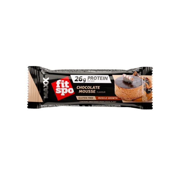 Barra de proteínas FitSpo Maxx 26g de proteína, 75g (PVPR: 2,50€/unidad 29.9€/caja de 12)