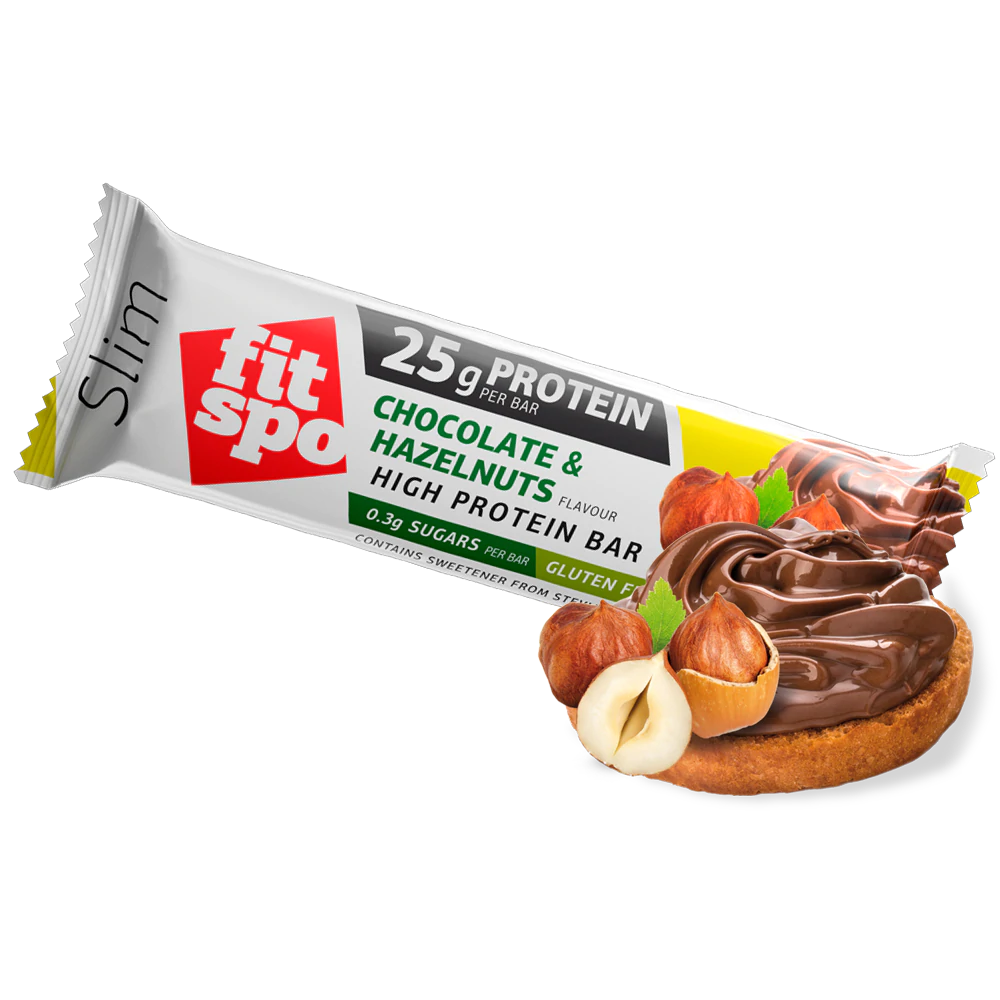 FitSpo Slim Barrita Proteica 55g (LowCARB) (PVPR: 2,49€/unidad - 29,88€/caja de 12)