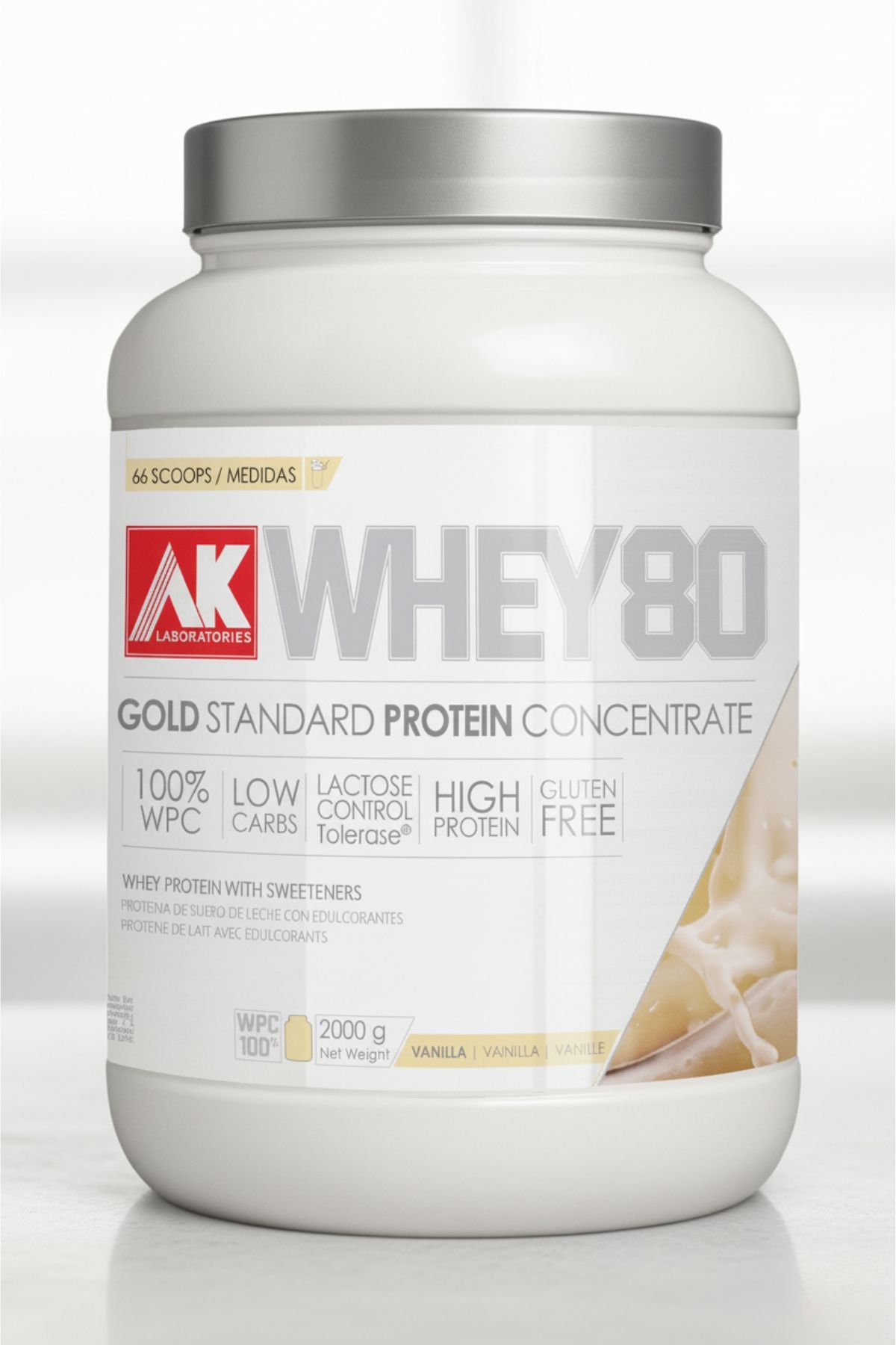 WHEY 80 AK ™ [2 KG]. PVPR: 71,90€ OFERTA 11+1