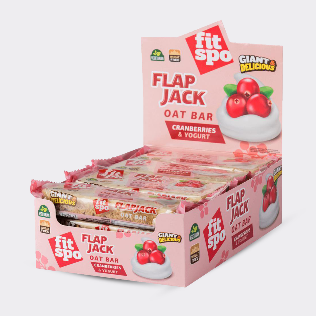FitSpo FLAPJACK™ – Avena & Cobertura Yogurt