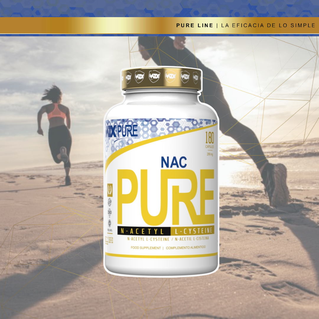 NAC PURE ™(OFERTA 7+1) [N-ACETIL CISTEINA 180CAP/299MG ] PVP(unidad): 19,9€