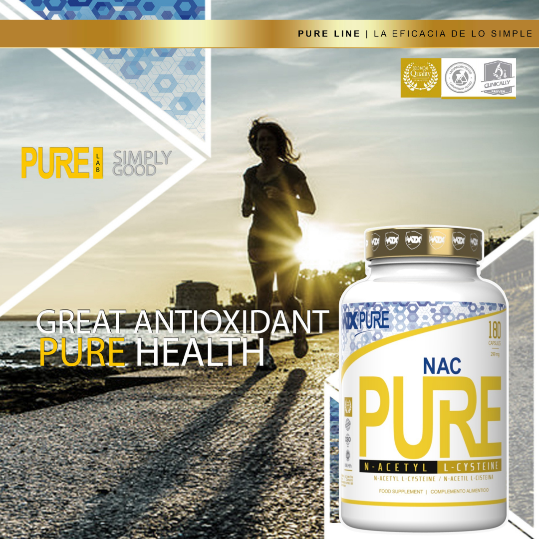 NAC PURE ™(OFERTA 7+1) [N-ACETIL CISTEINA 180CAP/299MG ] PVP(unidad): 19,9€