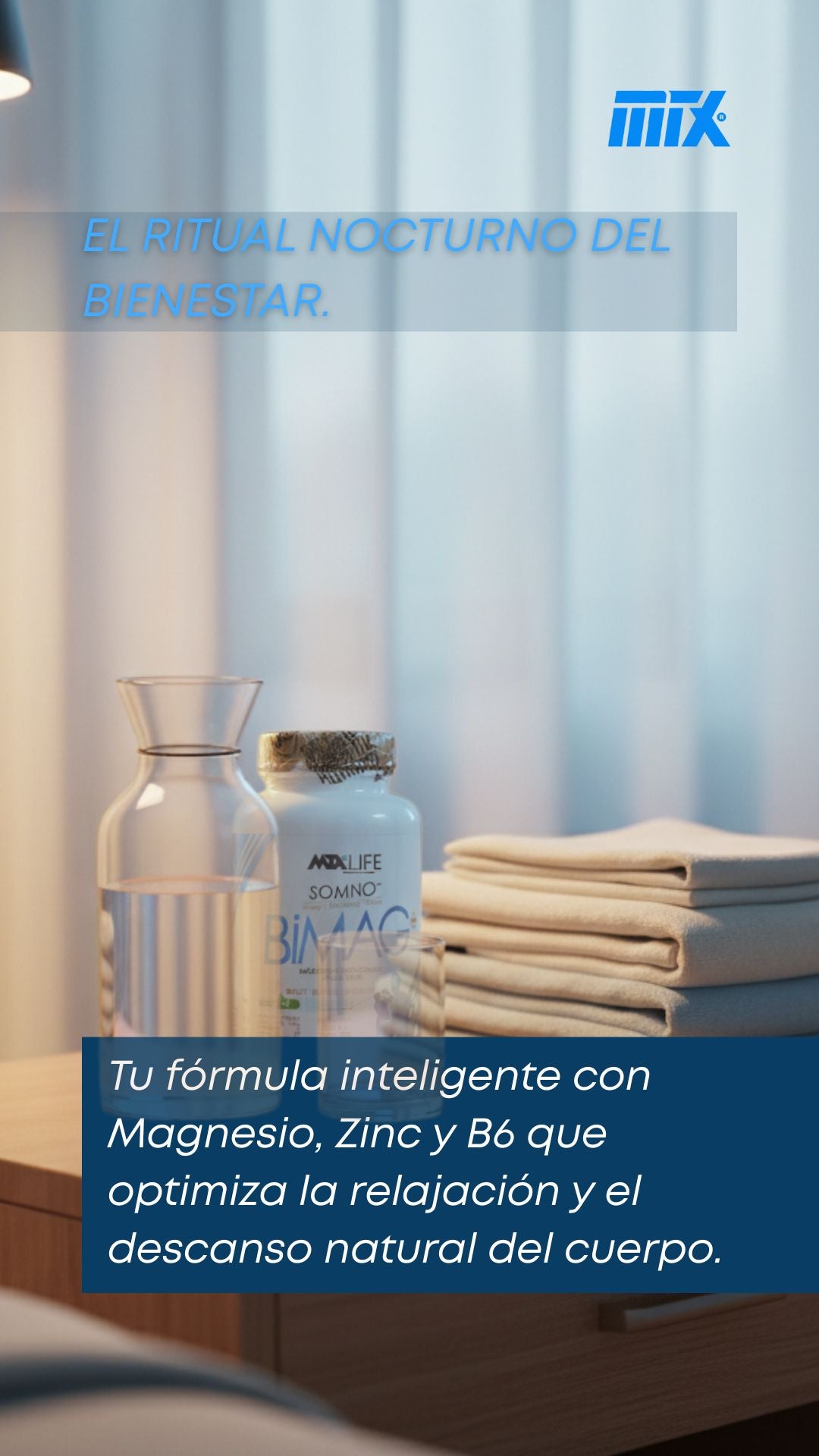 BIMAG+ (ZMA)™ [90 caps]  Bisglicinato de Magnesio+Zin OFERTA 7+1