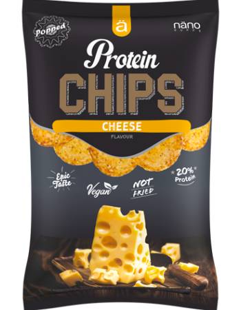 PROTEIN CHIPS | SNACK PROTEIN (25%) CRUNCHY - NANO SUPPS - BOX-8 Units x40g (P.V.P.r.: 17.50)