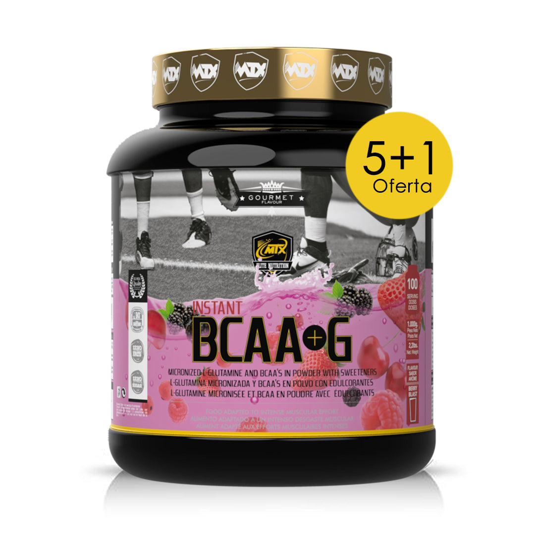 BCAA+G ™ (OFERTA 5+1) [1000GR] PVPR (unidad): 63,90€