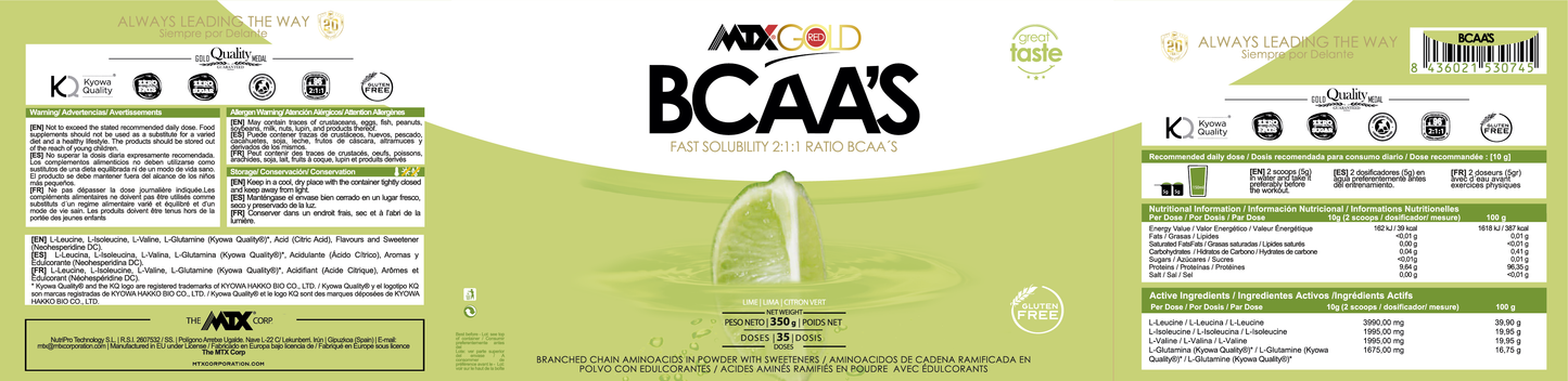 BCAA´S ™ [350G] (OFERTA 7+1) PVP (unidad): 31,9€