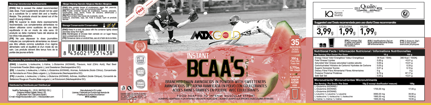 BCAA´S ™ [350G] (OFERTA 7+1) PVP (unidad): 31,9€