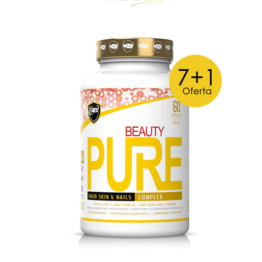 BEAUTY PURE ™ (OFERTA 7+1) [Hair & Skin] 60CAP/942MG PVP (unidad): 12,99€