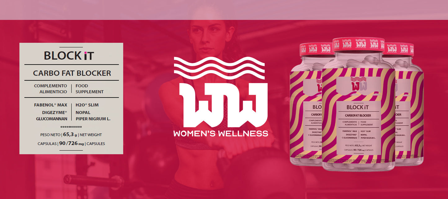 BLOCK iT ™ [Women Carb/Fat Blocker] (OFERTA 7+1) 90CAP/726MG** [PVP: 35,9 ]