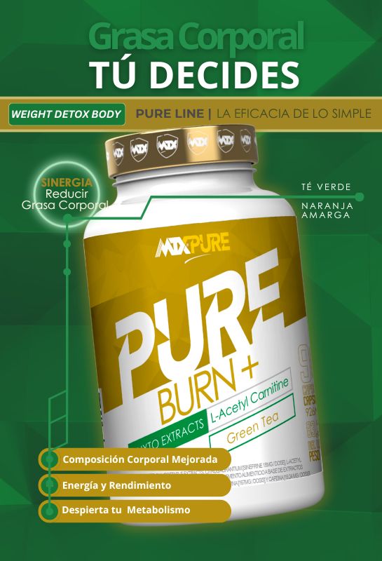 BURN+ PURE ™ [90CAP/926MG] PVPR: 19.88€