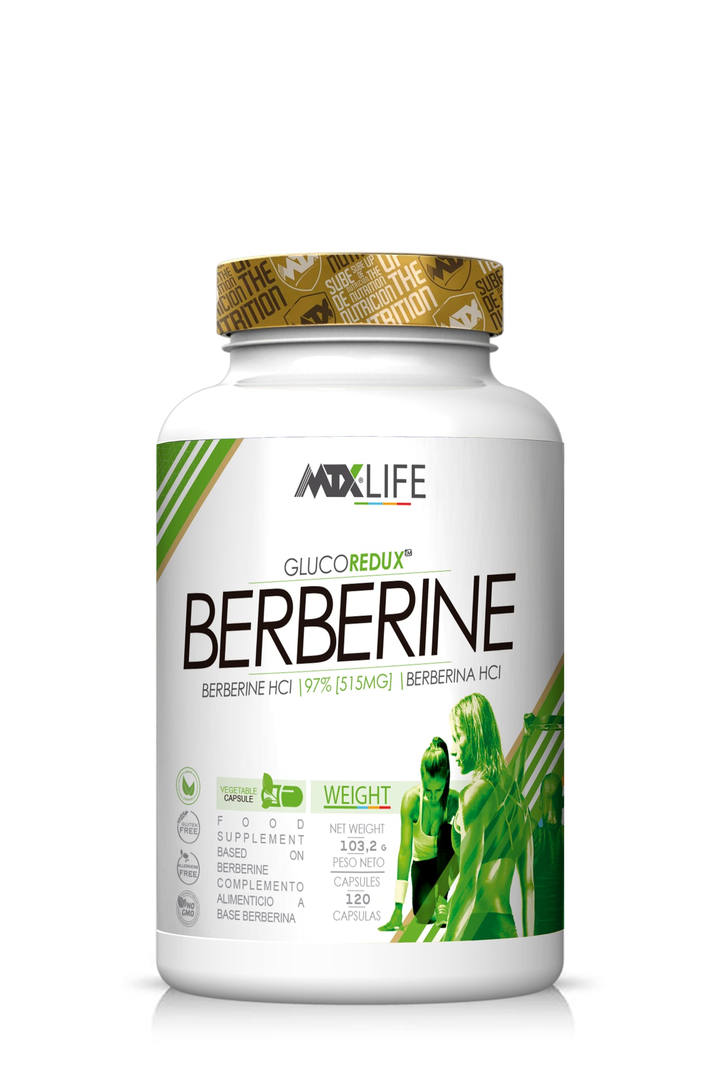 BERBERINE | GLUCORedux™ [120 VegeCaps/515 mg] PVP: 39,90€