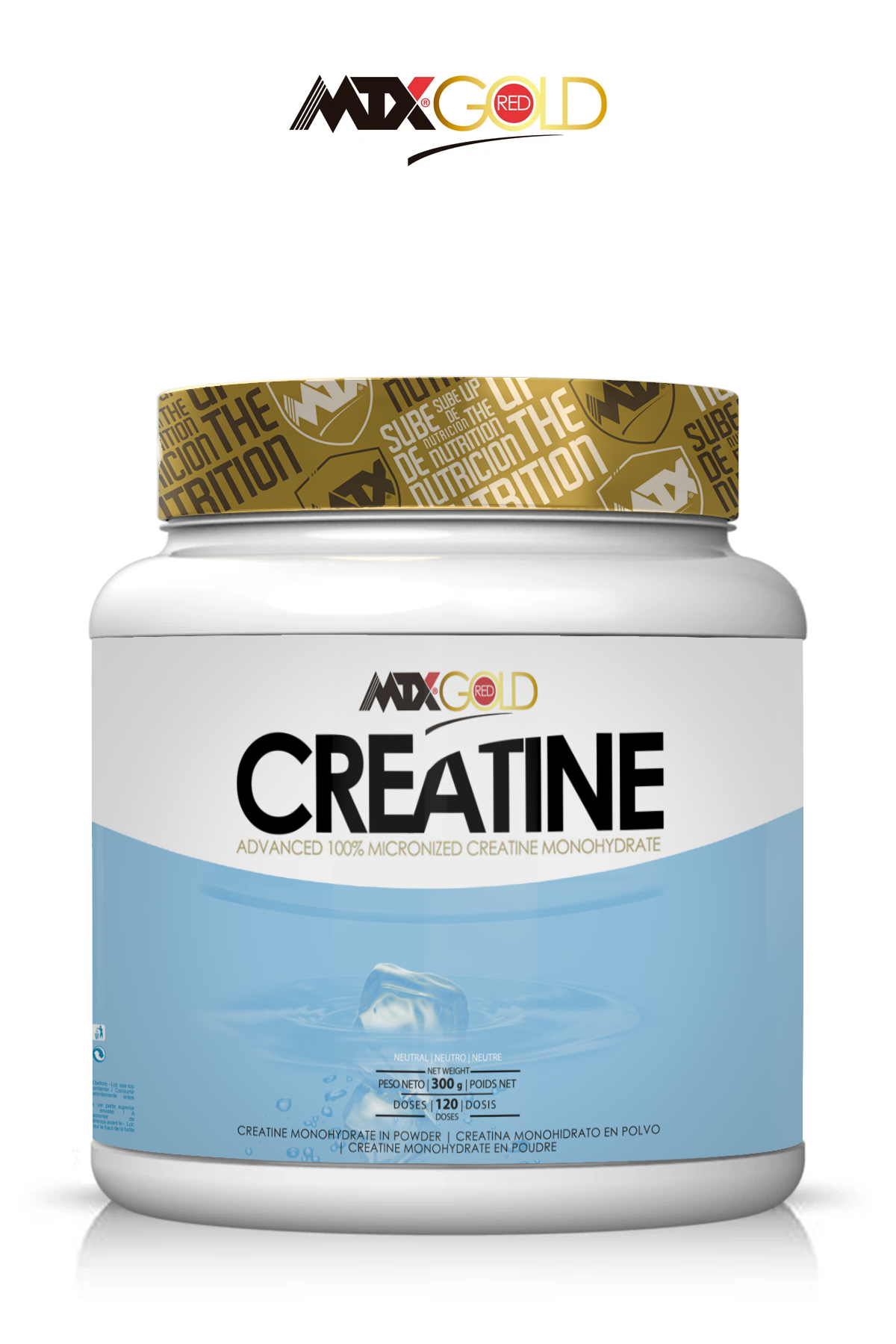 CREATINE ™ MONOHIDRATO 200mesh [300g/500g] SABOR NEUTRO EN POLVO PVPR: (300g:26,90€ 500g: 39,90€)