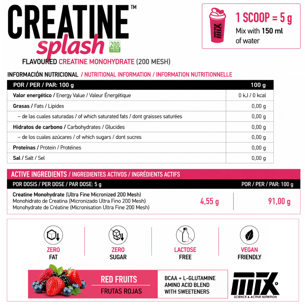 Pack CREATINE Splash™ - 2ª Und con descuento