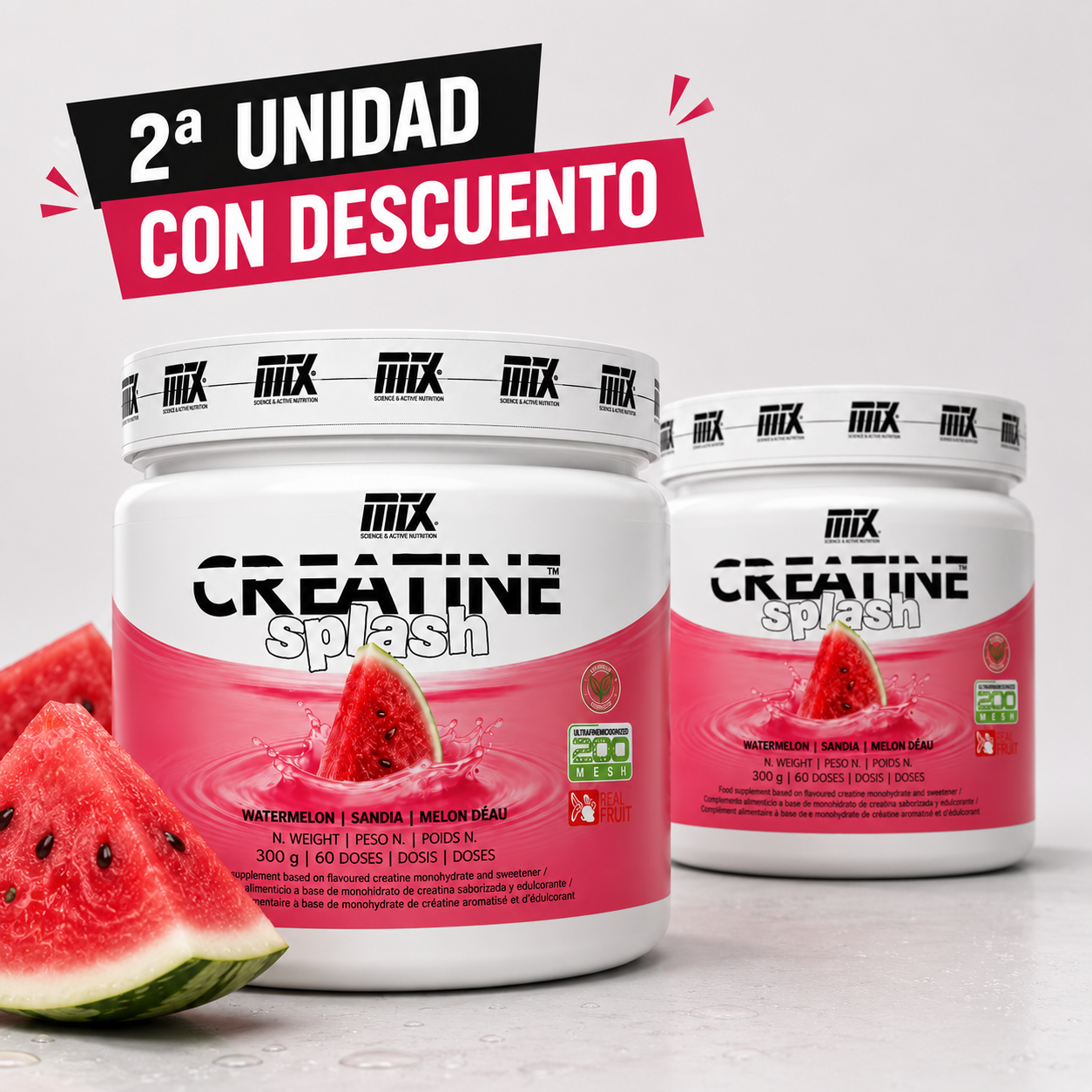 Pack CREATINE Splash™ - 2ª Und con descuento