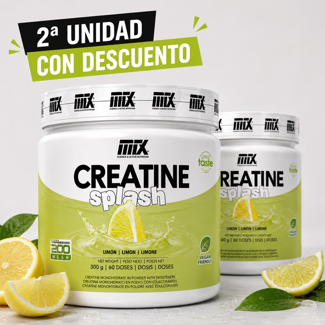 Pack CREATINE Splash™ - 2ª Und con descuento