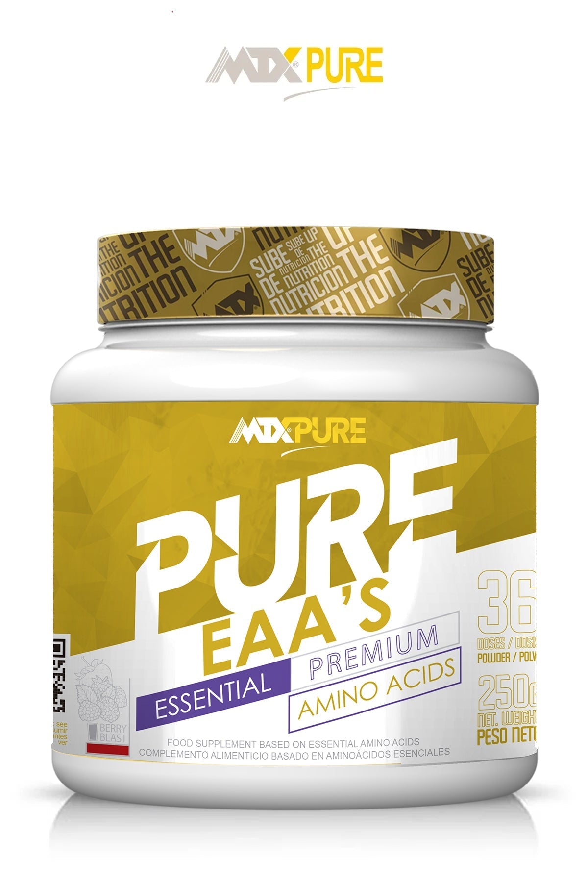 EAA PURE ™ (OFERTA 7+1)Aminoácidos esenciales [250GR] PVP(unidad): 24,5€