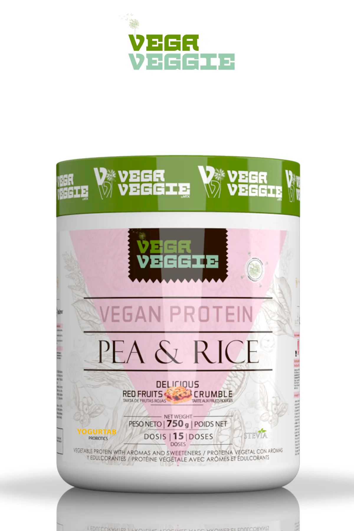 PEA & RICE VEGA VEGGIE. (OFERTA 4+1) Proteína vegetal [750g] * (PVP: 28,50)