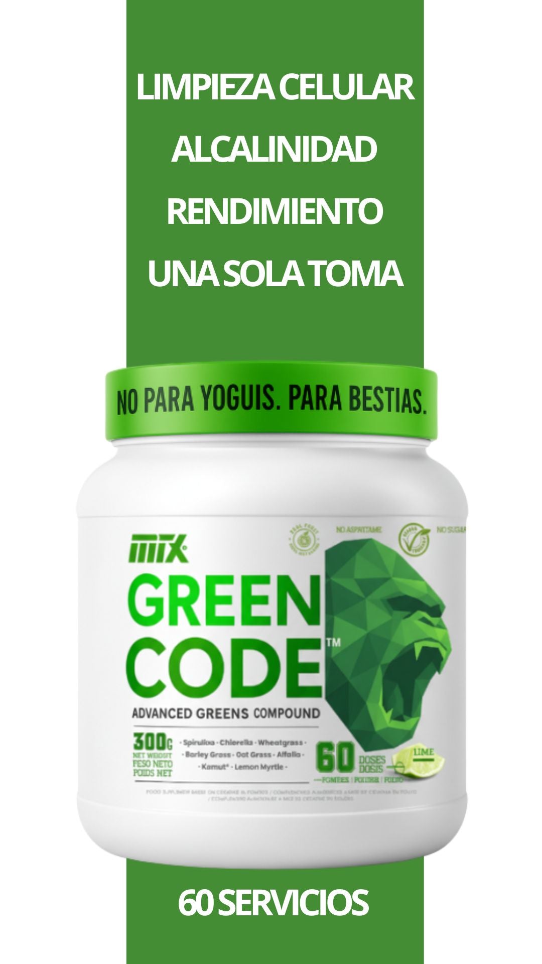GREENCODE ™ |  Elixir Vegetal Regulador 300g OFERTA 8+2
