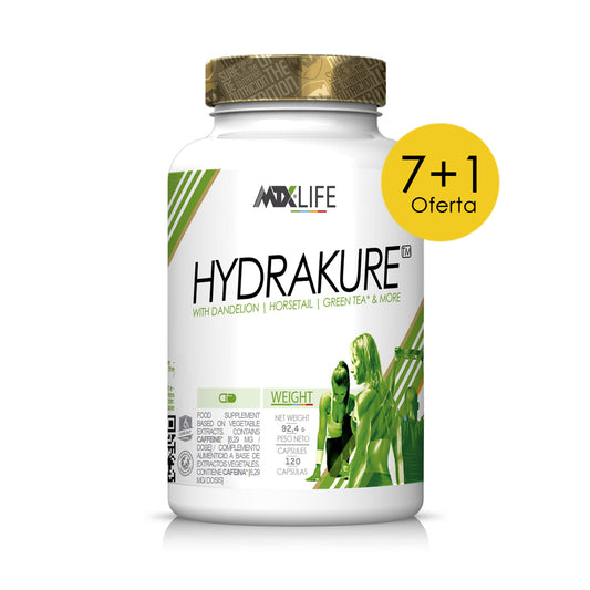 HYDRAKURE ™ (OFERTA 7+1) [120CAP/750G] *. PVP(unidad): 24,9€