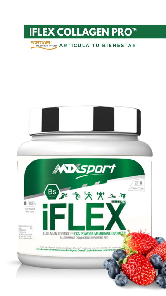 IFLEX COLLAGEN PRO™ [300G] | Fortigel® + Ovomet® | Suplemento Articular Premium Saborizado