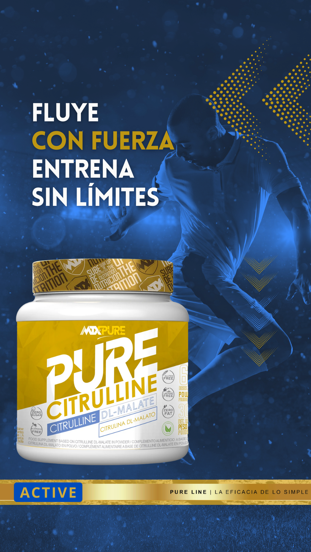 PURE CITRULLINE | AMINATURE®  Citrulline DL-Malate 2:1 Vegan | 300g PVP 25,90€