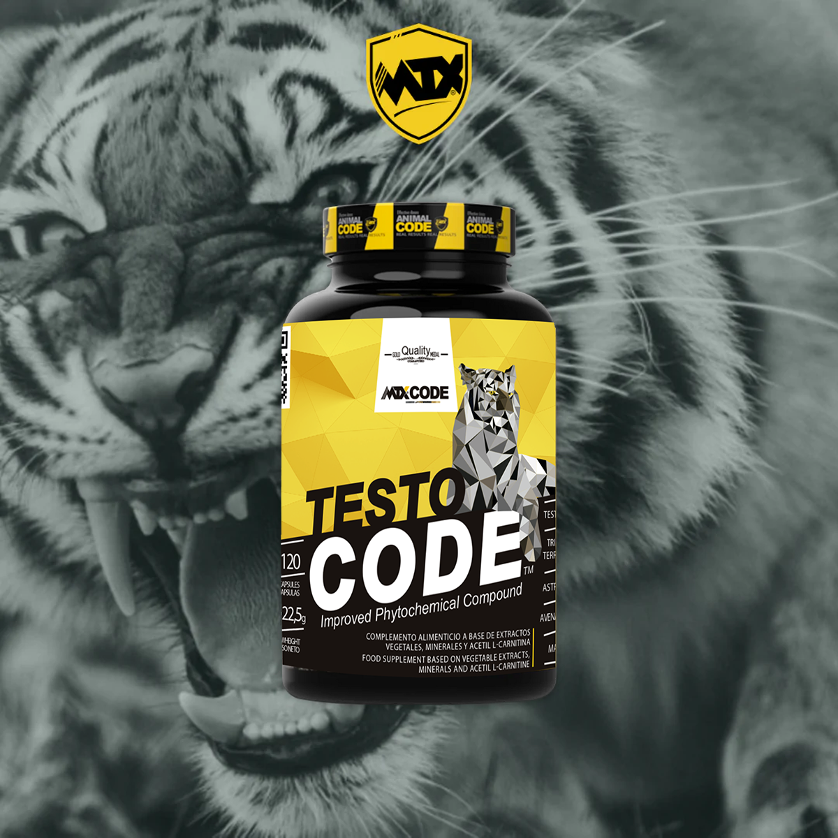 TESTOCODE™(OFERTA 7+1) [120cap/850MG] PVP(unidad): 39,9€