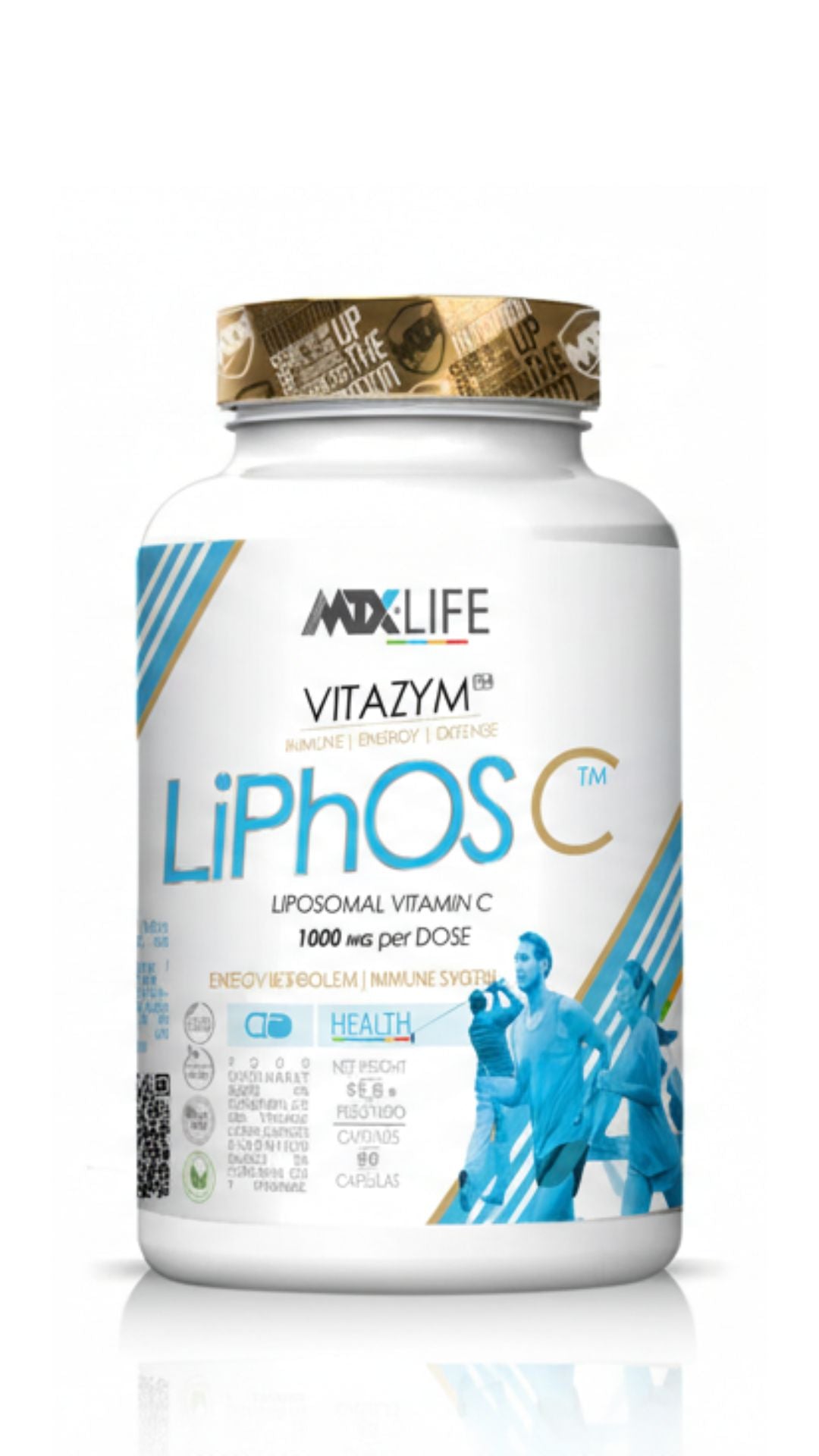 LIPHOS C™ | Vitamina C Liposomal de Alta Biodisponibilidad | 90caps OFERTA 7+1 O 10+2