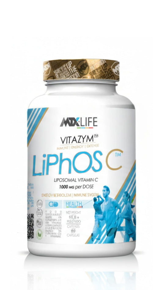 LIPHOS C™ | Vitamina C Liposomal de Alta Biodisponibilidad | 90caps OFERTA 7+1 O 10+2