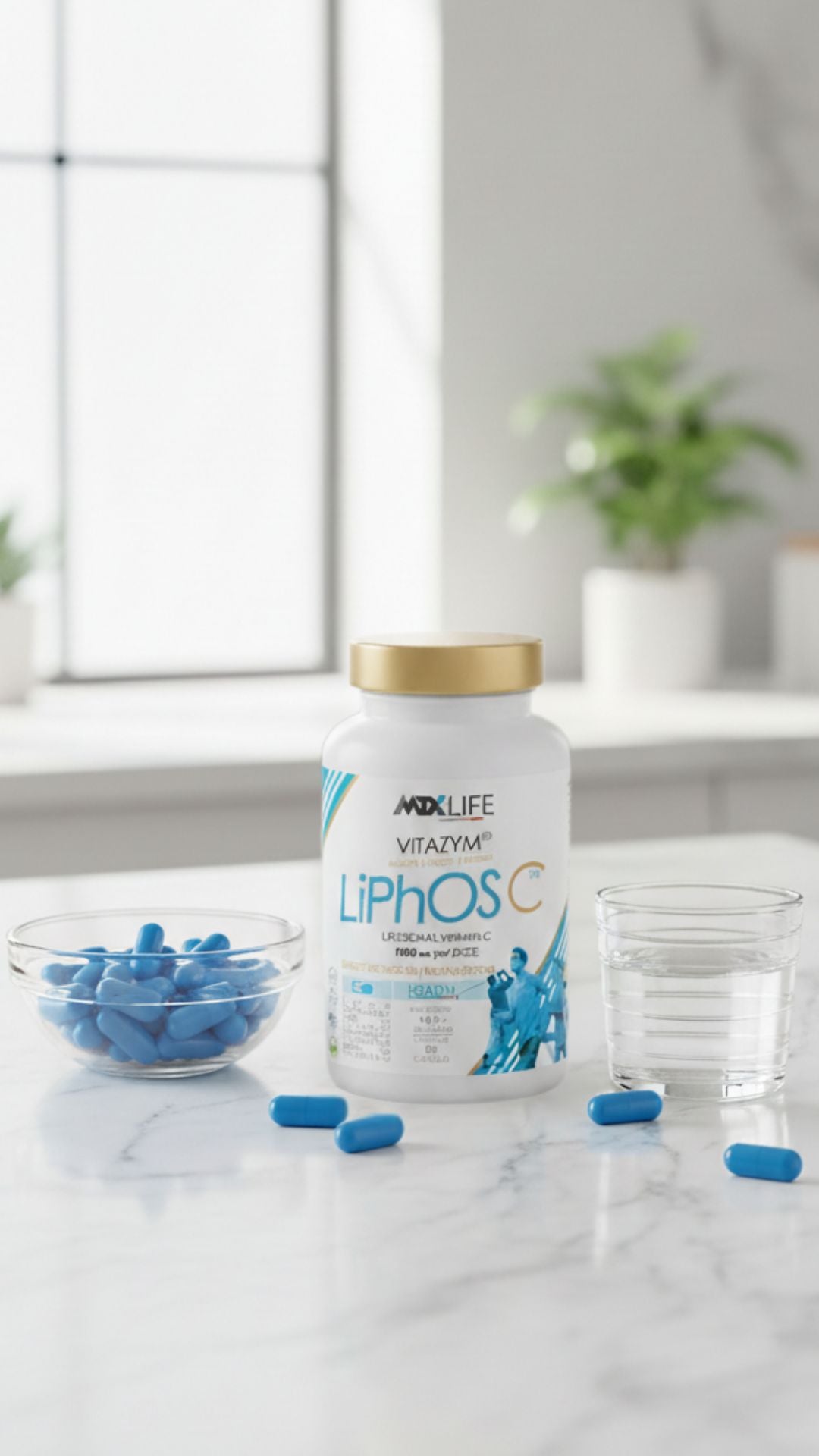 LIPHOS C™ | Vitamina C Liposomal de Alta Biodisponibilidad | 90caps OFERTA 7+1 O 10+2