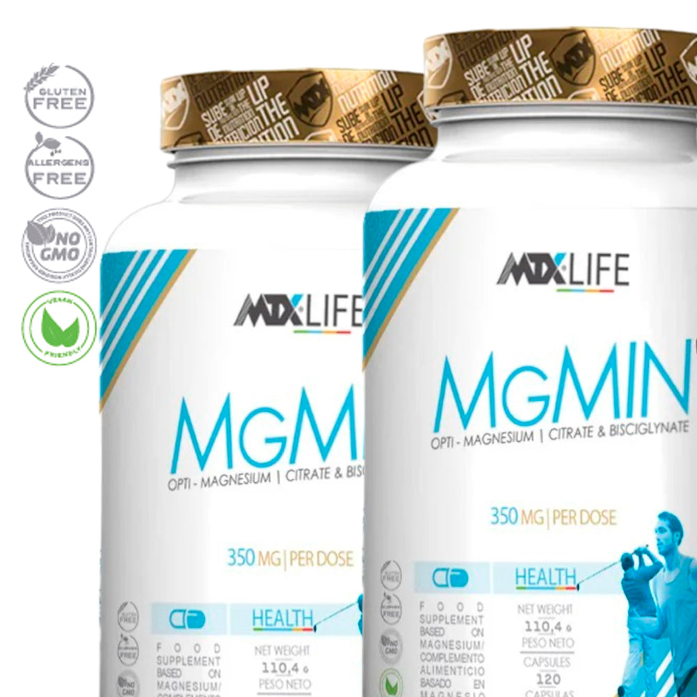 MGMIN LIFE™ [350mg /dose | 120 caps ] PVP: 18,90€