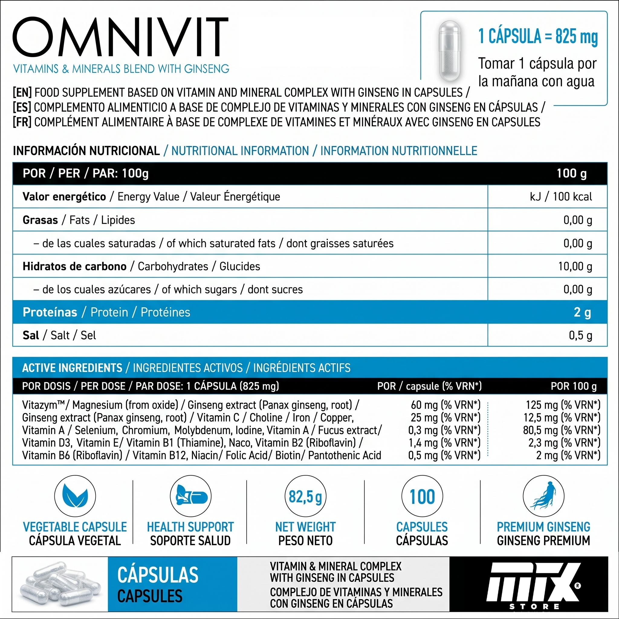 OMNIVIT™  | Complejo Multivitamínico experto para tu día a día