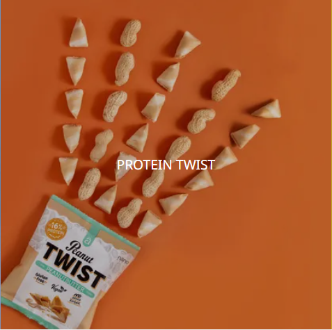 PEANUT TWIST | Protein Snack salado relleno de crema cacahuete 30g - Nano supps - BOX-10 Units x 30g (P.V.P.r.: 14.00)