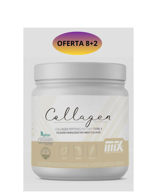 COLLAGEN™ (PEPTAN BOVINO) | CLEAN BLEND - 300 g | 30 dosis 🔬 Sabor: Neutro OFERTA 8+2