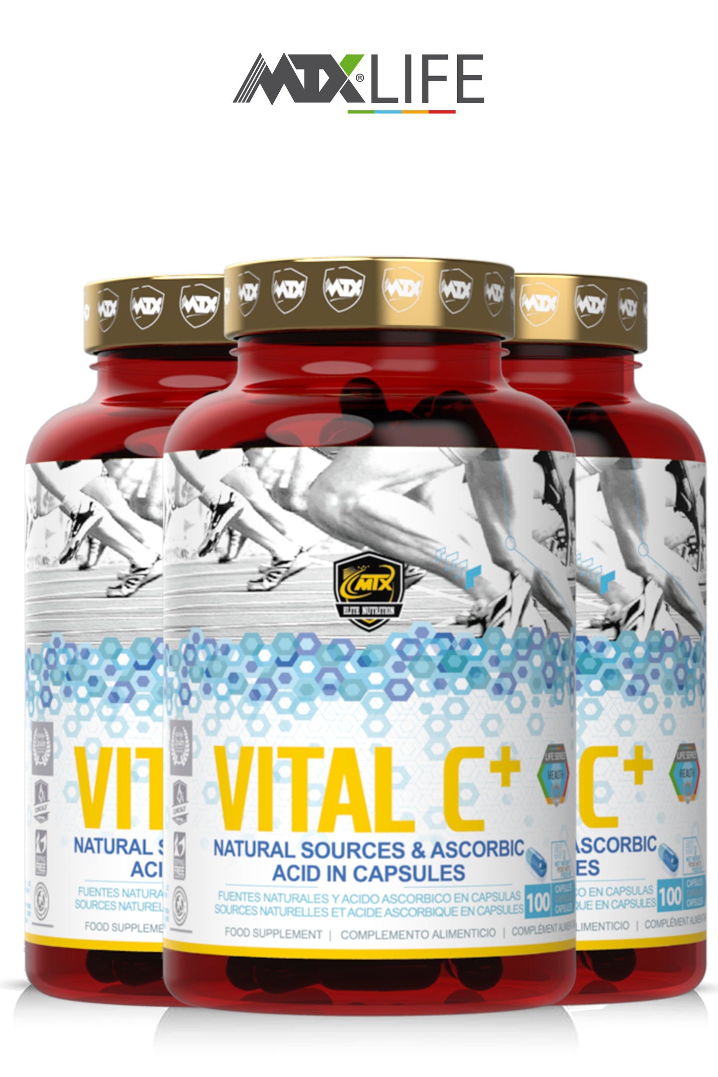 VitalC Plus (OFERTA 7+1)- [100 TAB/500MG] * PVP(unidad): 19,9€