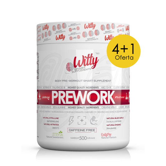 PREWORK WiTTY™(OFERTA 4+1) [500G] PVP(unidad): 42,9€