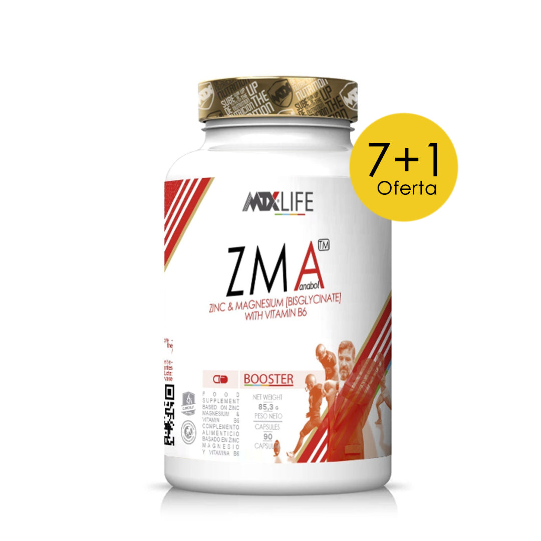 ZMA LIFE™(OFERTA 7+1) [90 caps] * PVP(unidad): 16,9€