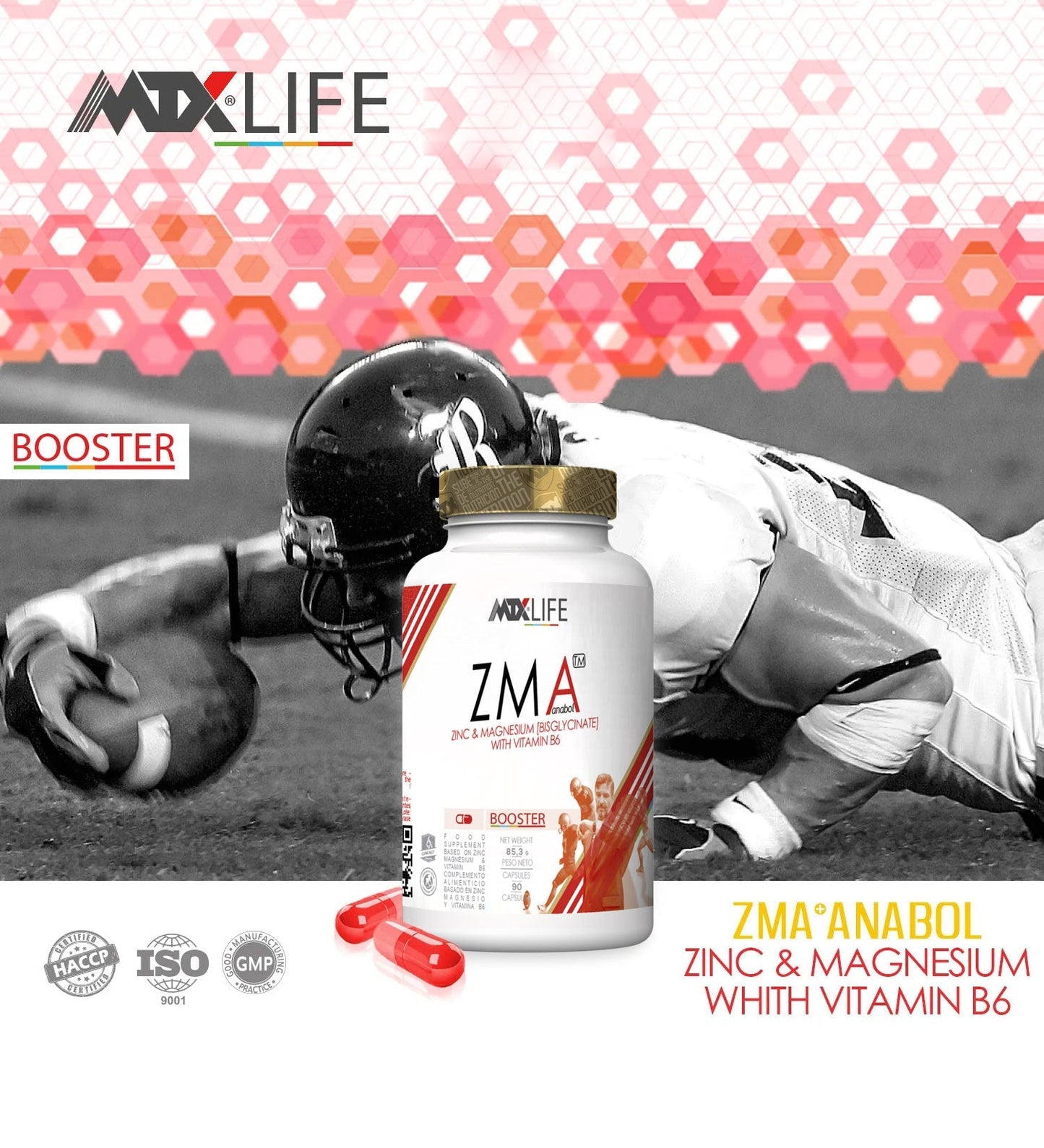 ZMA LIFE™(OFERTA 7+1) [90 caps] * PVP(unidad): 16,9€