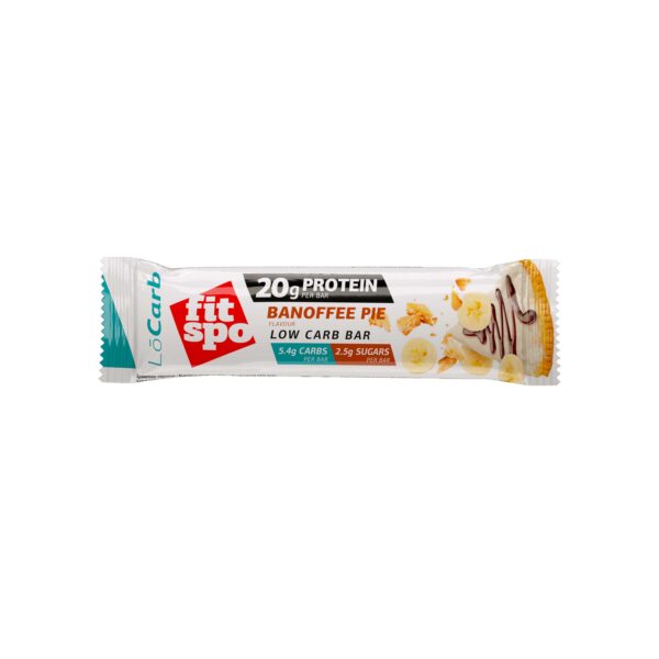 FitSpo LO CARB Bar FitSpo barrita proteica 60g PVPR: 2,96€/unidad - 35,52€/caja de 12)