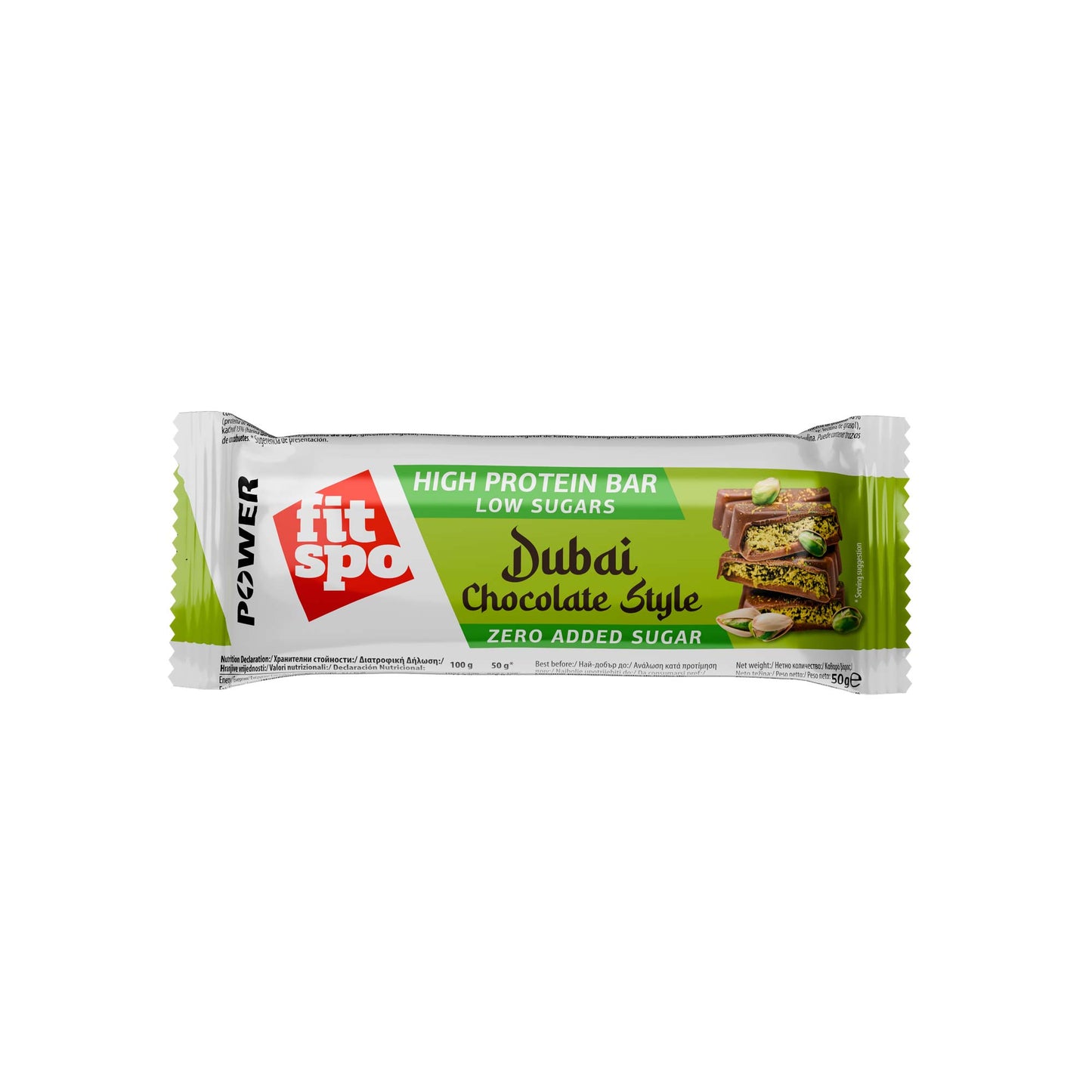 Protein Bar  Estilo Chocolate Dubái | FitSpo Power  50g