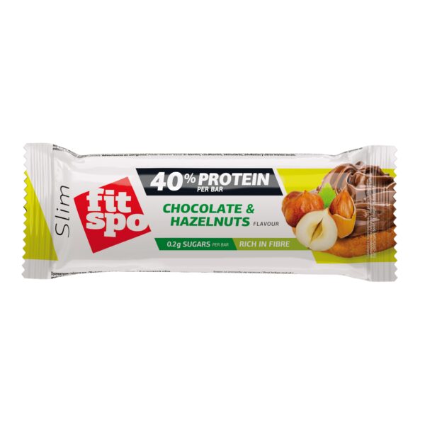 FitSpo Slim Barrita Proteica 55g (LowCARB) (PVPR: 2,49€/unidad - 29,88€/caja de 12)