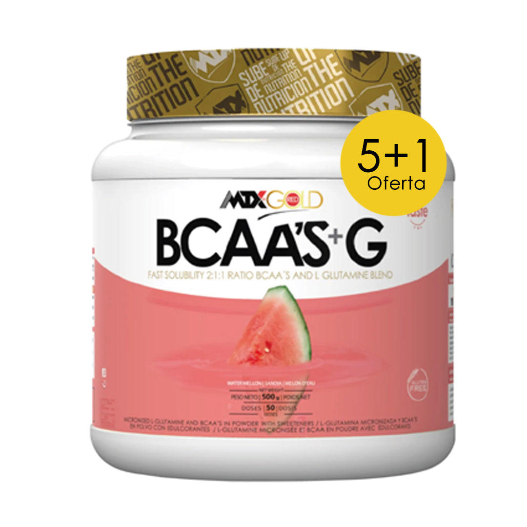 BCAA+G ™. (OFERTA 5+1) [500gr]. * PVPR (unidad): 39,9€