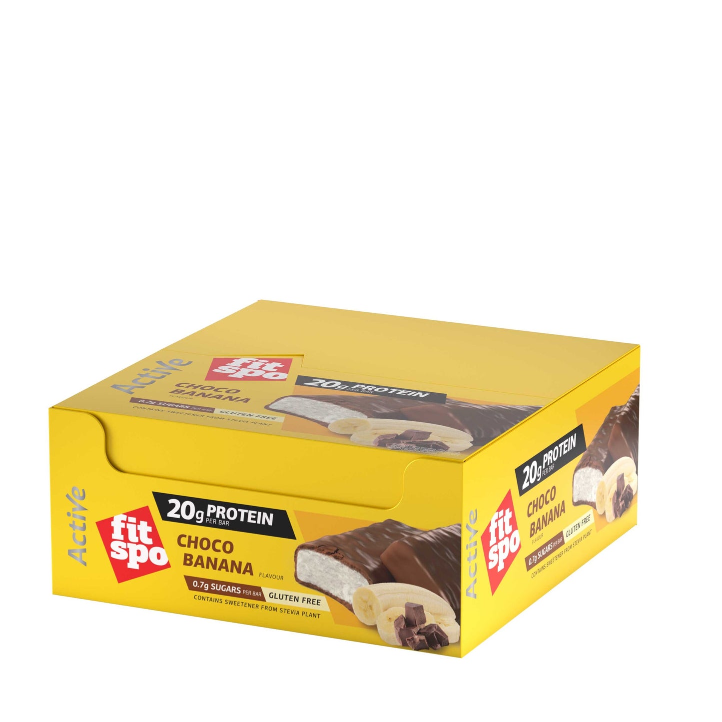 FitSpo Active Barrita Proteica 2x30g (Low Sugar) (PVPR: 2,49€/unidad - 29,88€/caja de 12)