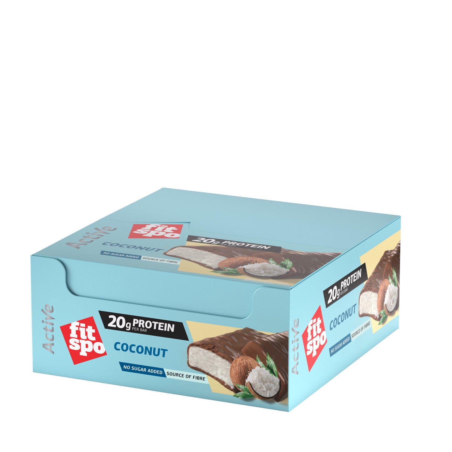 FitSpo Active Barrita Proteica 2x30g (Low Sugar) (PVPR: 2,49€/unidad - 29,88€/caja de 12)