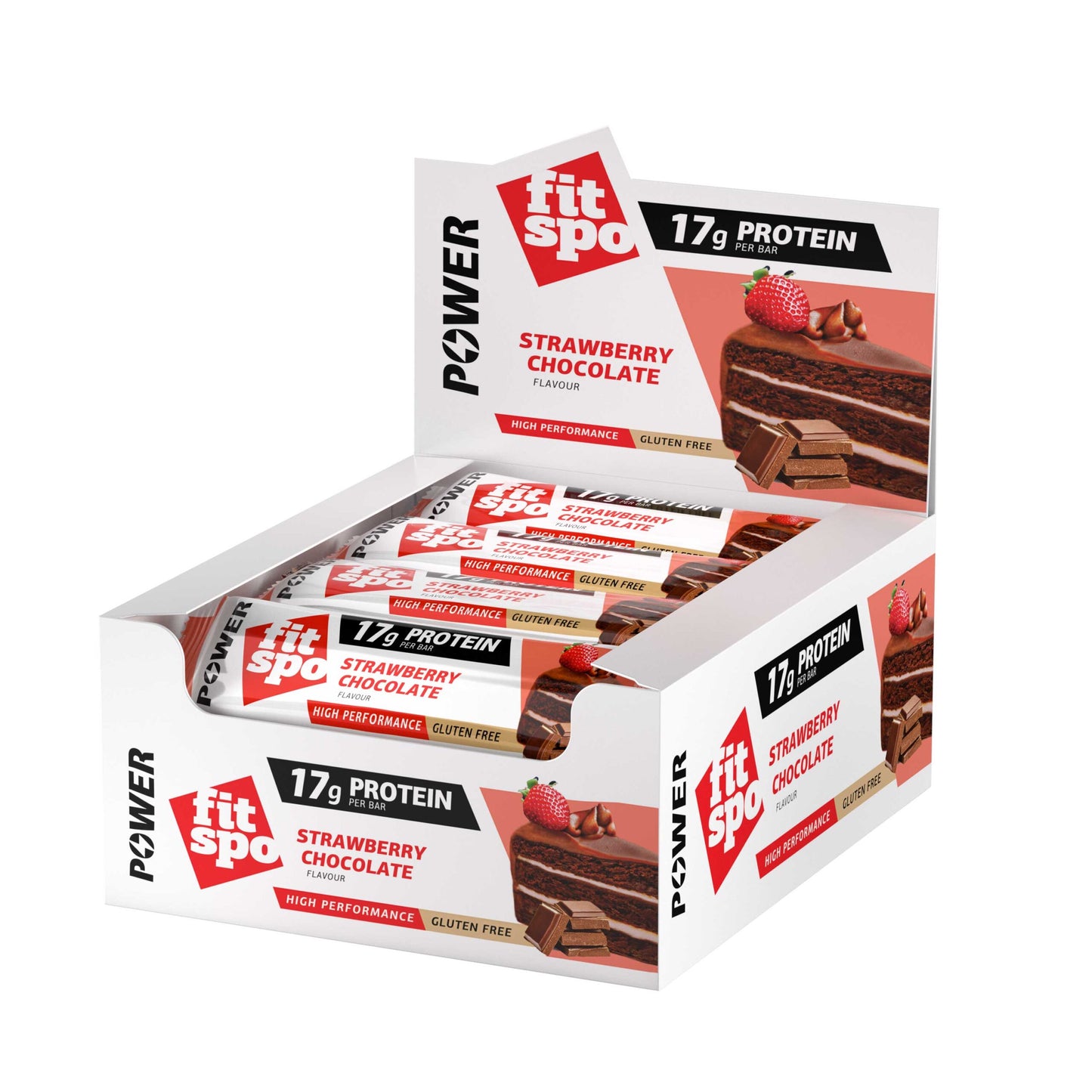 FitSpo Power Protein bar PVPR: 2,2€ (PVPR: 2,2€/unidad - 26,4€/caja de 12)