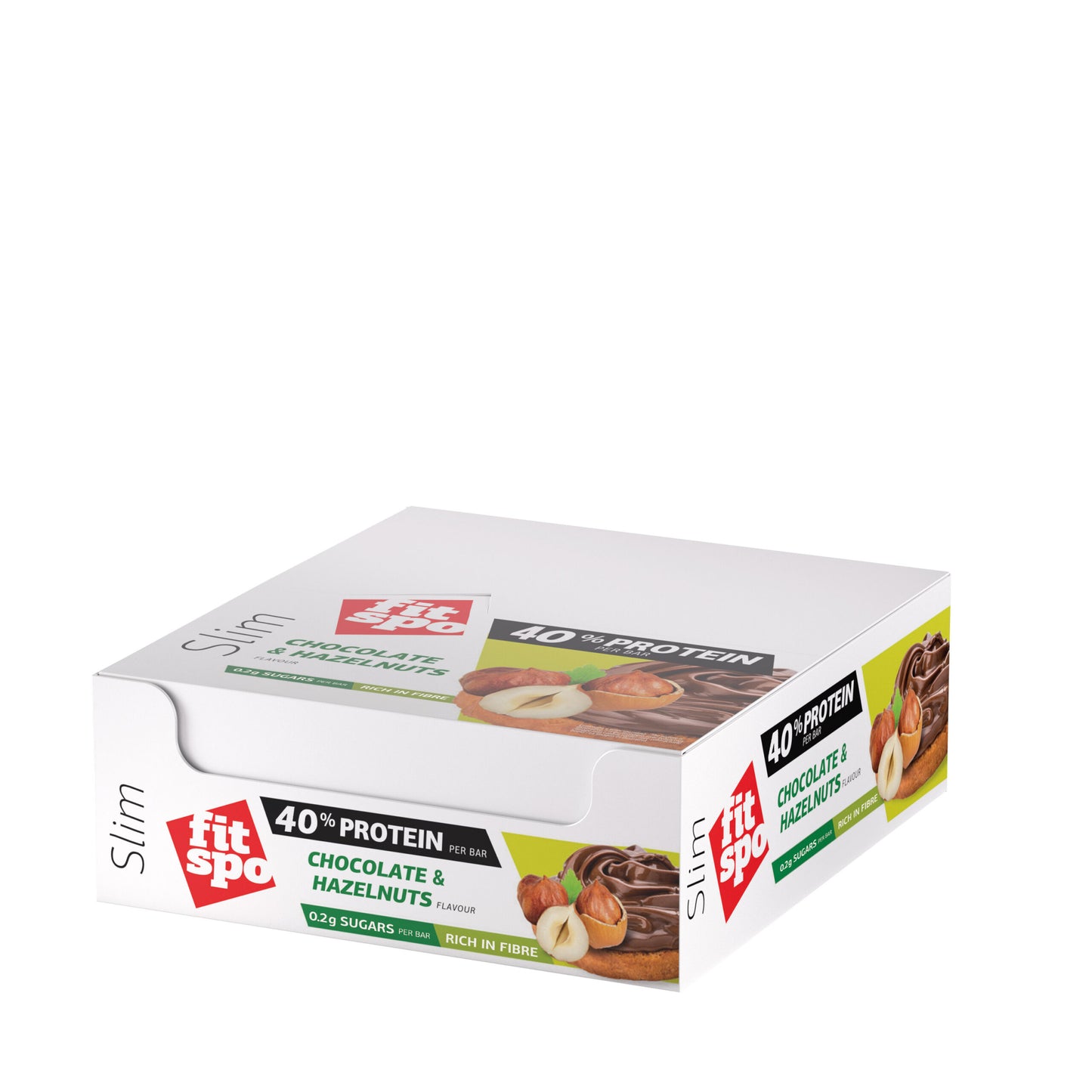 FitSpo Slim Barrita Proteica 55g (LowCARB) (PVPR: 2,49€/unidad - 29,88€/caja de 12)