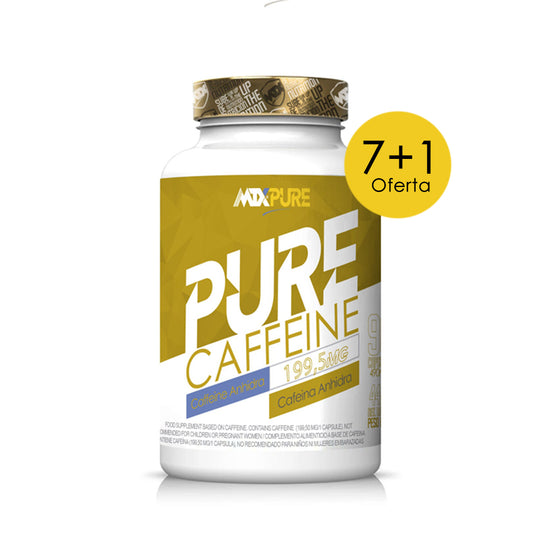 CAFFEINE PURE ™ (OFERTA 7+1) [90CAP/490MG] PVP (unidad): 9,9€